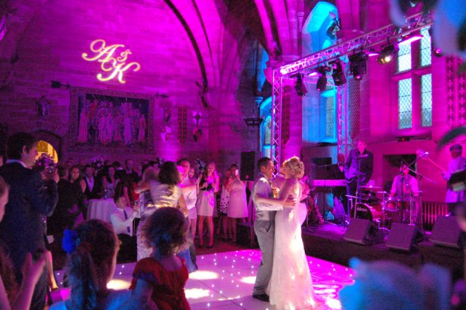 Wedding Lighting and Gobo Projection