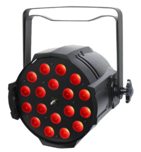 LED Zoom Par Can with motorised zoom.